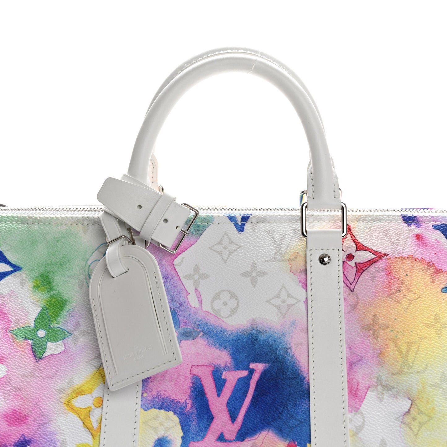 Monogram Watercolor Keepall Bandouliere 50 Multicolor