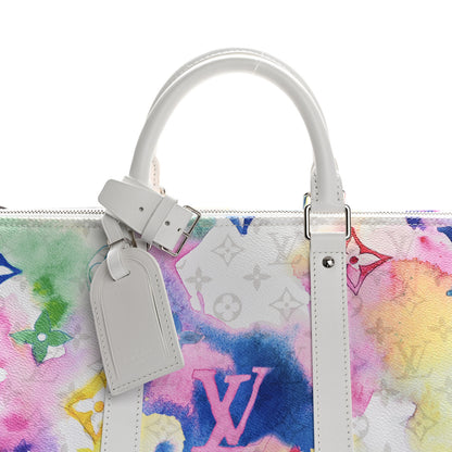 Louis Vuitton Monogram Watercolor Keepall Bandouliere 50 Multicolor 6 of 9