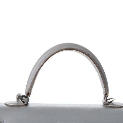 Hermes Box Nepal Kelly Sellier 25 Bleu Arctic 36 of 44