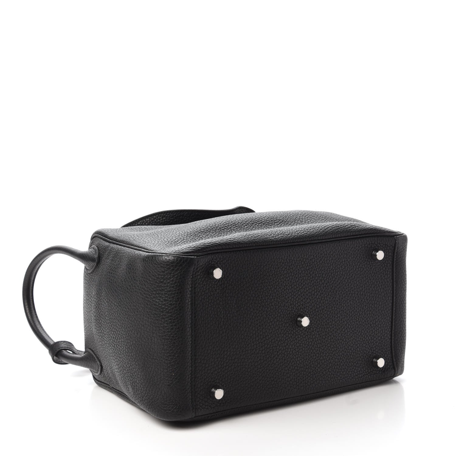 Hermes Taurillon Clemence Lindy 30 Black 4 of 9