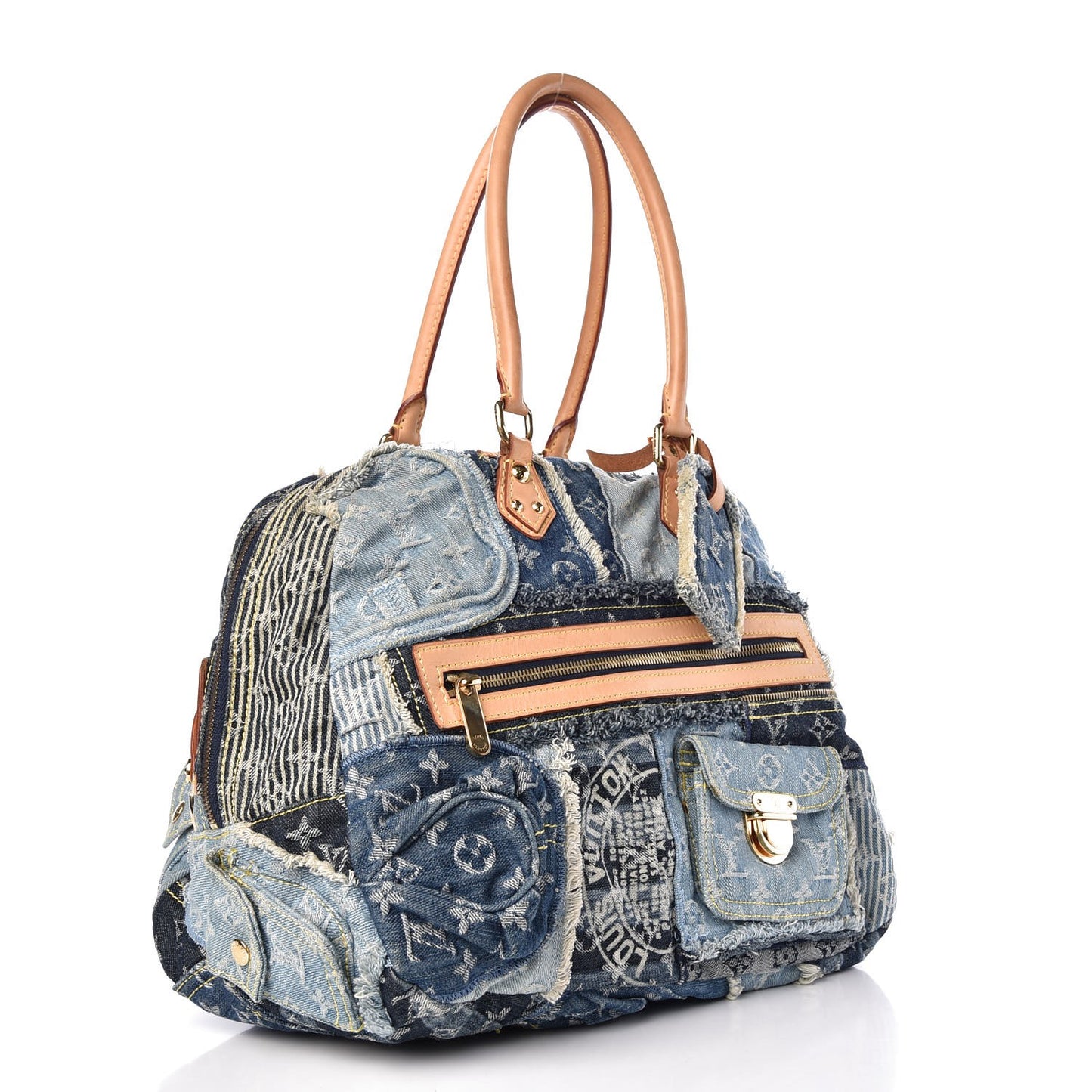 Denim Patchwork Bowly Blue