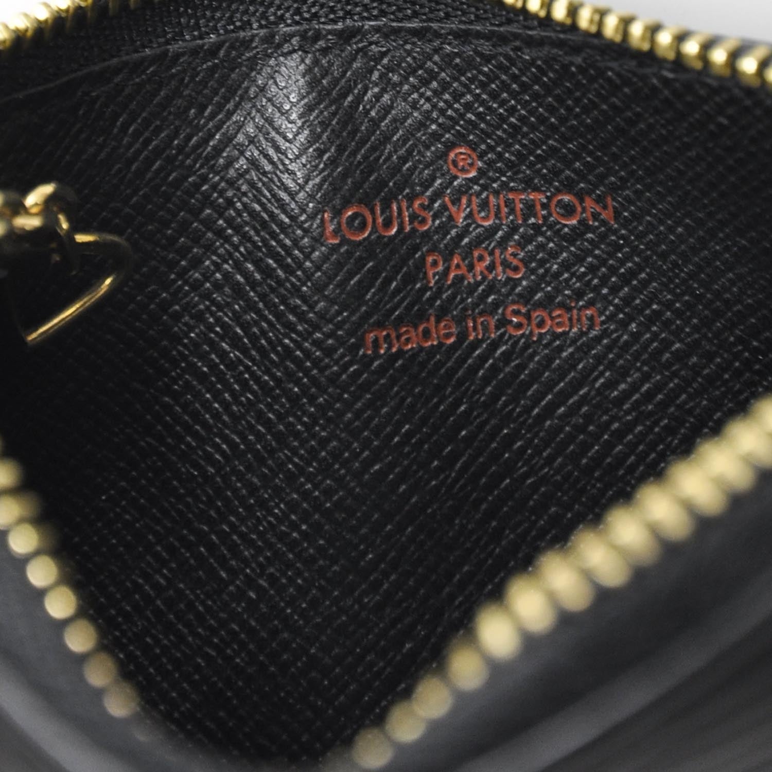 Louis Vuitton Epi Pochette Clefs Key Holder Black 5 of 5