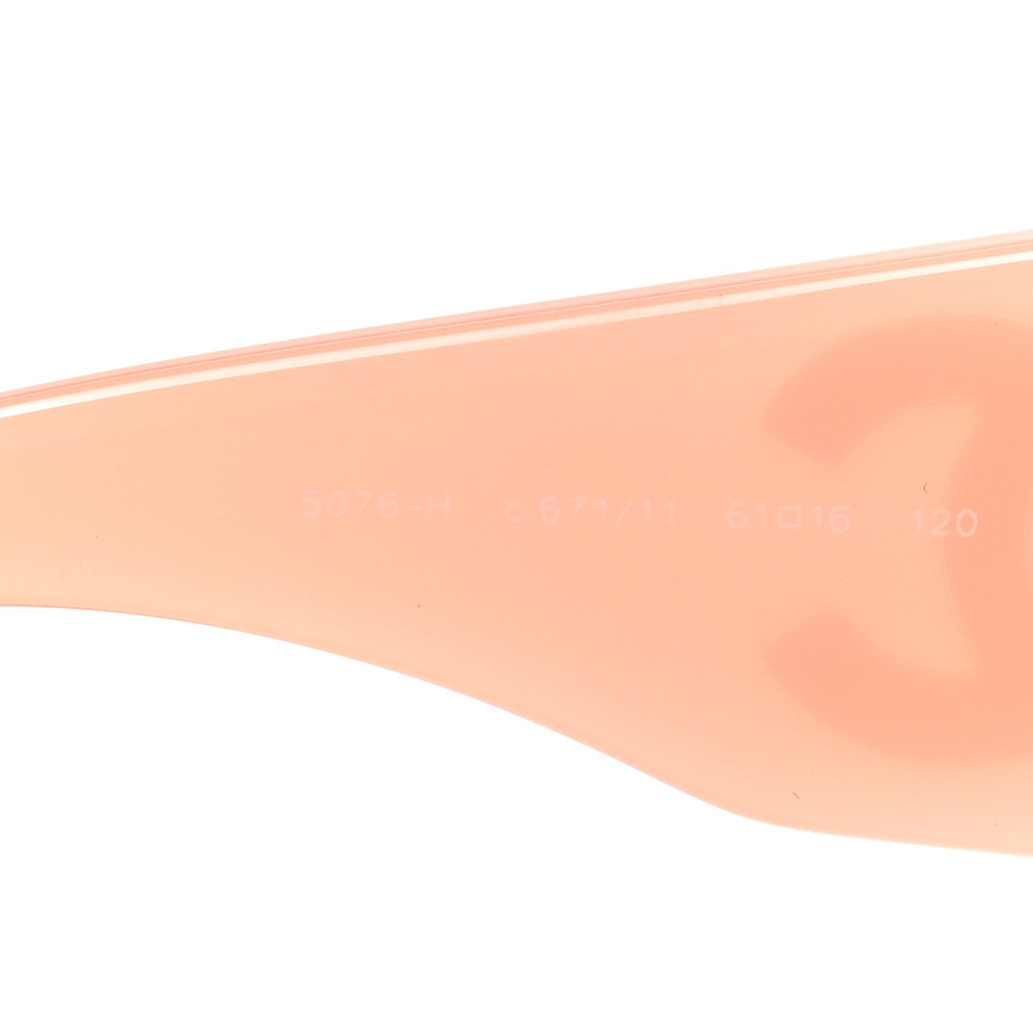 Chanel Acetate Mother of Pearl CC 5076-H Sunglasses Pink 6 of 7