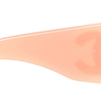 Chanel Acetate Mother of Pearl CC 5076-H Sunglasses Pink 6 of 7
