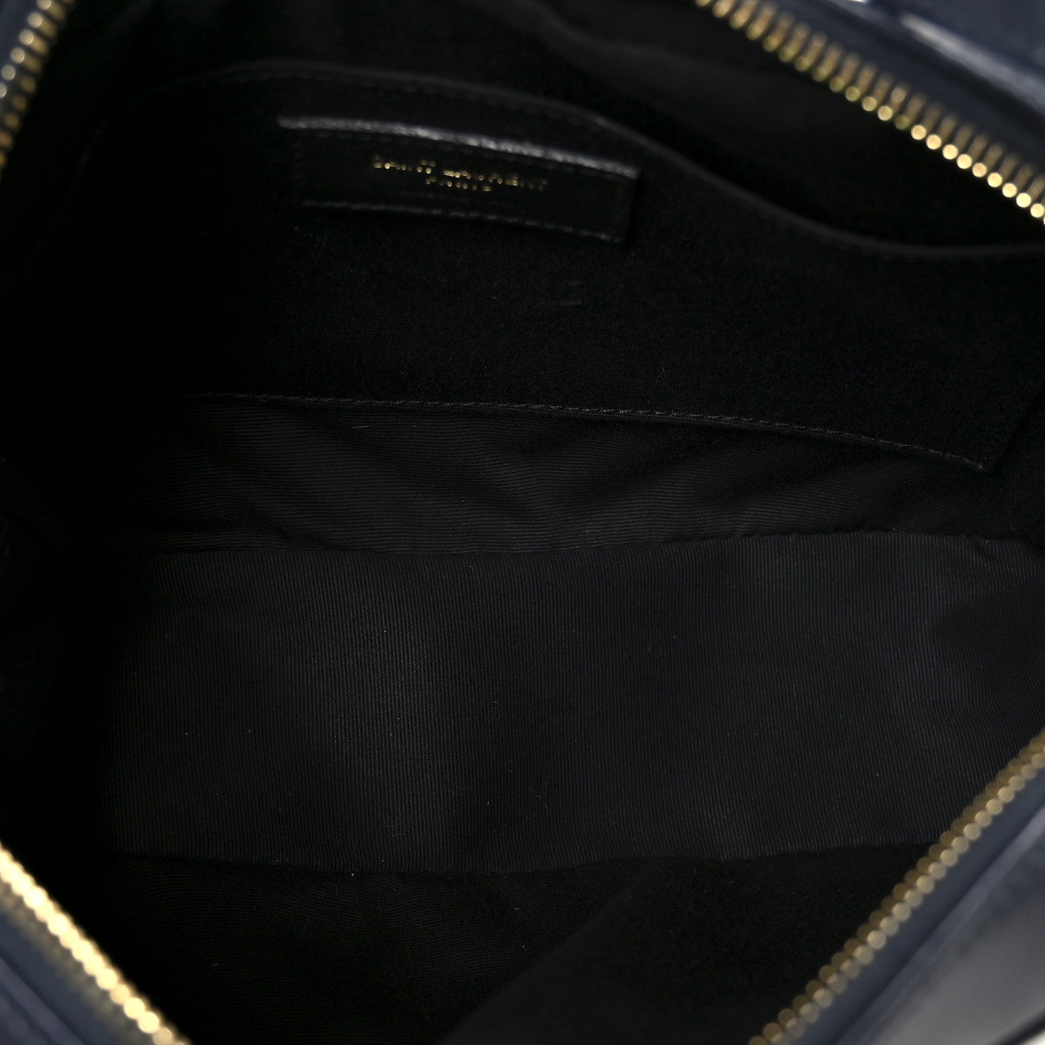 Saint Laurent Calfskin Matelasse Monogram Lou Camera Bag Deep Marine 5 of 10