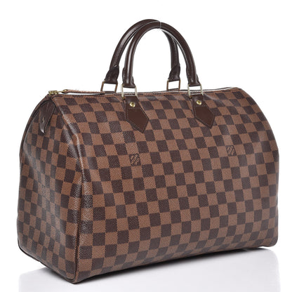 Louis Vuitton Damier Ebene Speedy 35 3 of 8