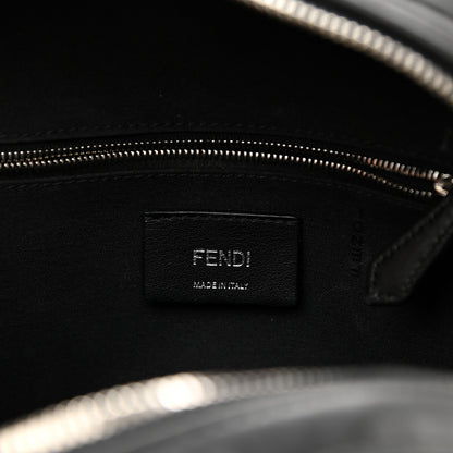 Fendi Shiny Nappa Trapuntata Mini Backpack Black 6 of 11
