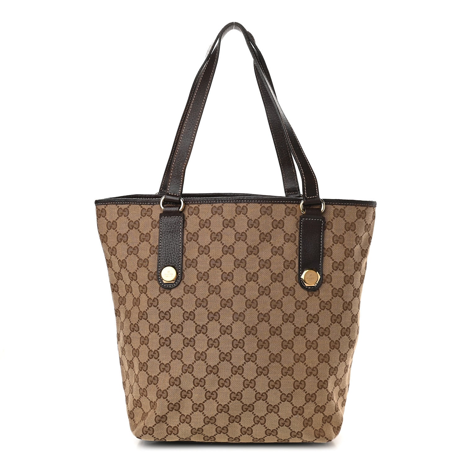 Gucci Monogram Charmy Tote Brown 1 of 9