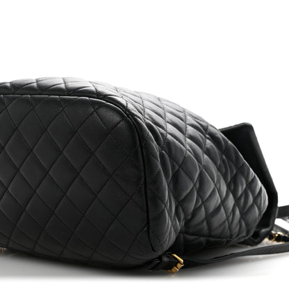 Chanel Lambskin Quilted Large Urban Spirit Backpack Black 10 of 18