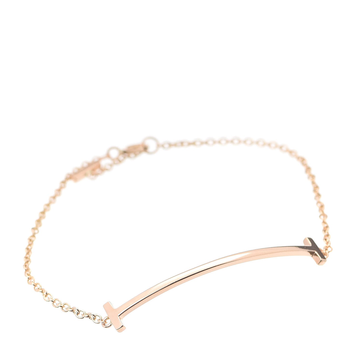 18K Rose Gold T Smile Bracelet