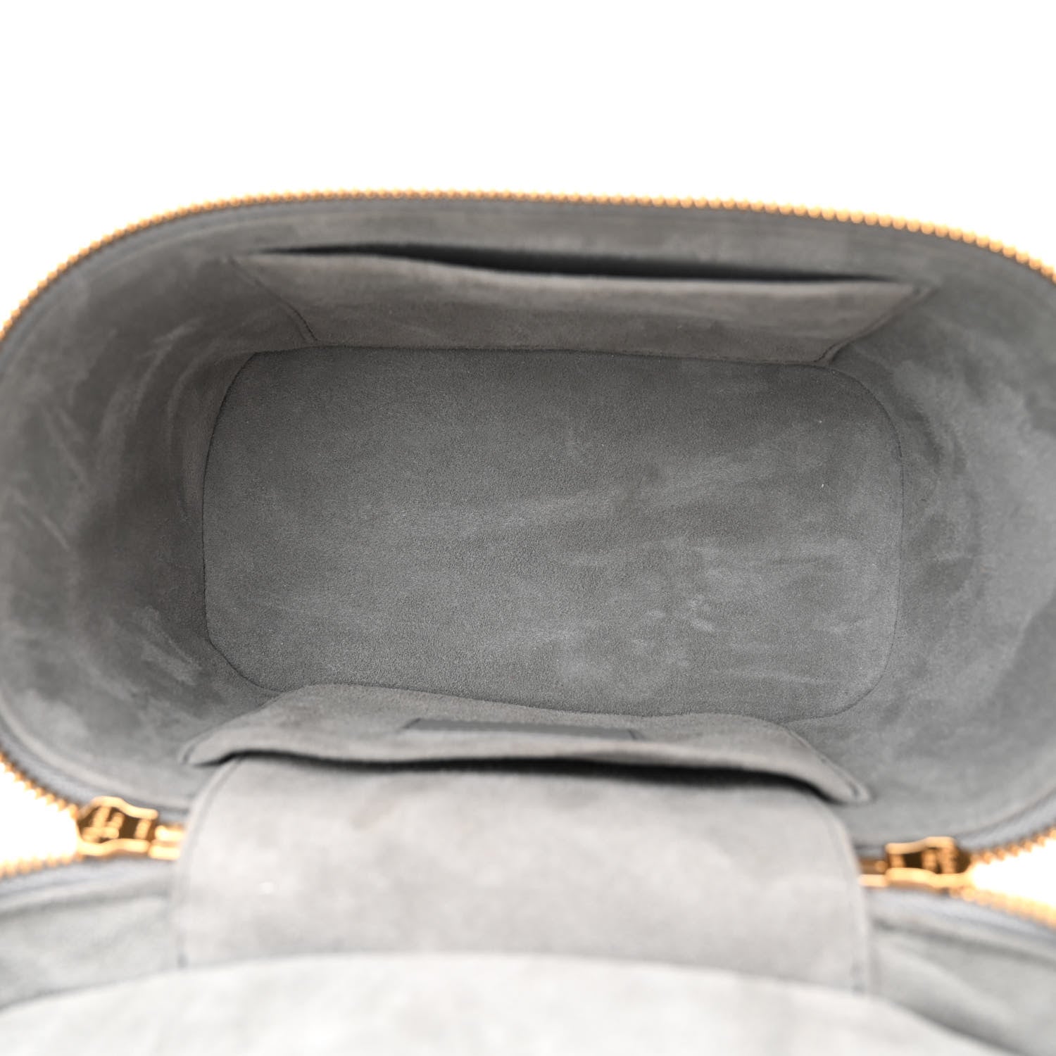 Christian Dior Lambskin Cannage Small Diortravel Vanity Case Grey 5 of 11