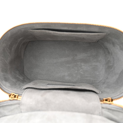 Christian Dior Lambskin Cannage Small Diortravel Vanity Case Grey 5 of 11