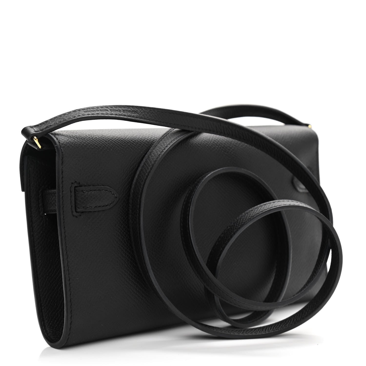 Hermes Epsom Kelly Wallet To Go Black 3 of 10