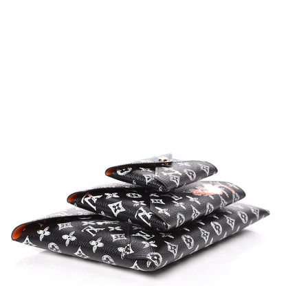 Louis Vuitton Catogram Kirigami Pochette Set Black 5 of 11