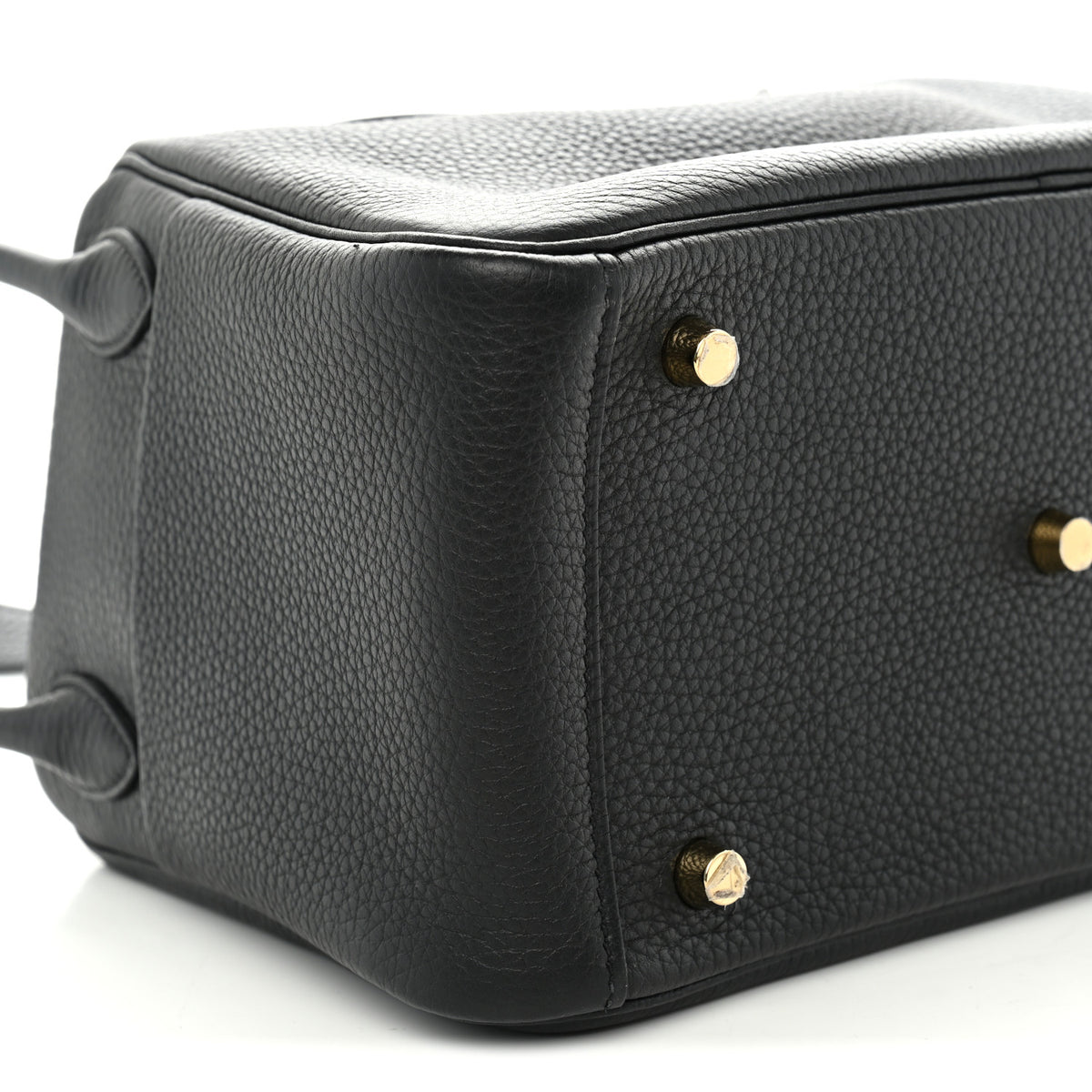 Hermes Taurillon Clemence Lindy 26 Black 9 of 10