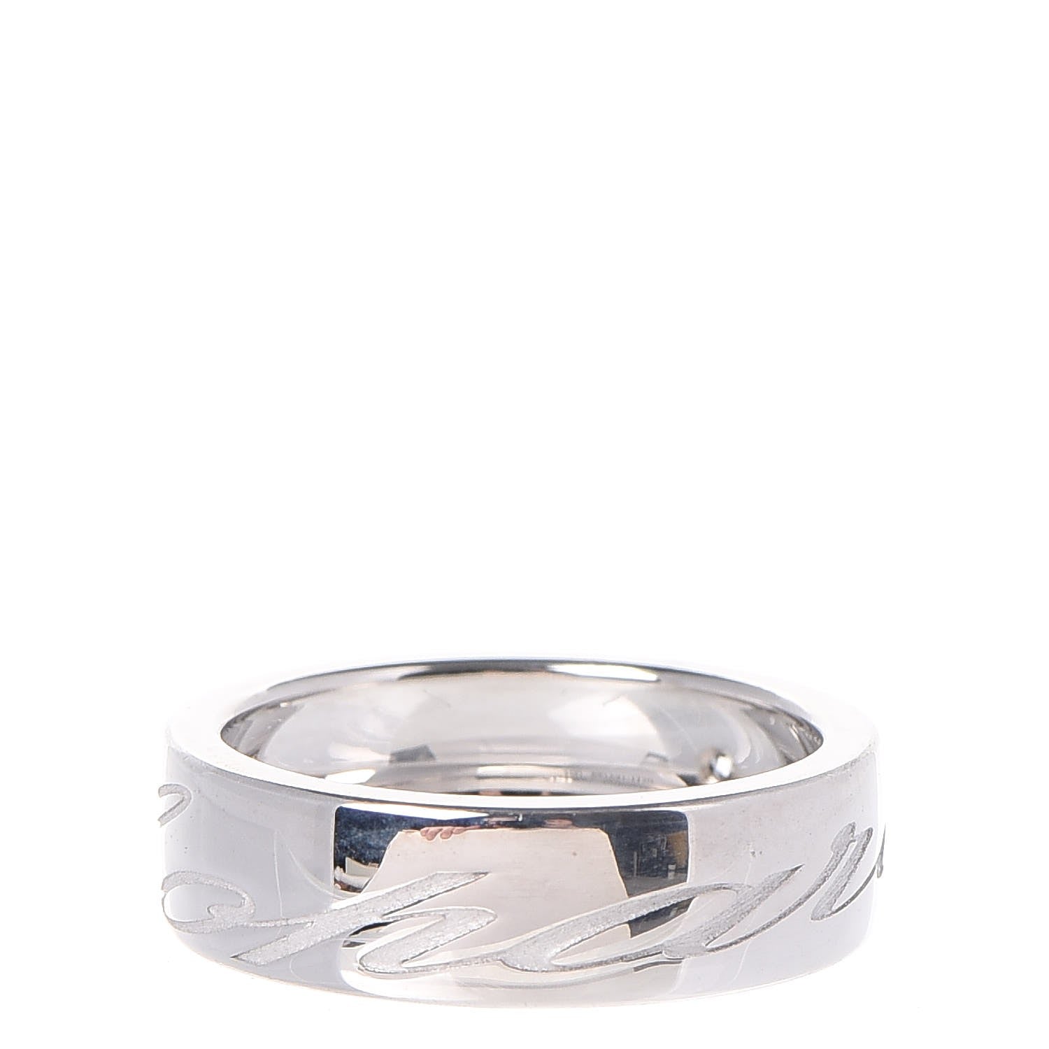 Chopard 18K White Gold Diamond Chopardissimo Ring 5 4 of 8