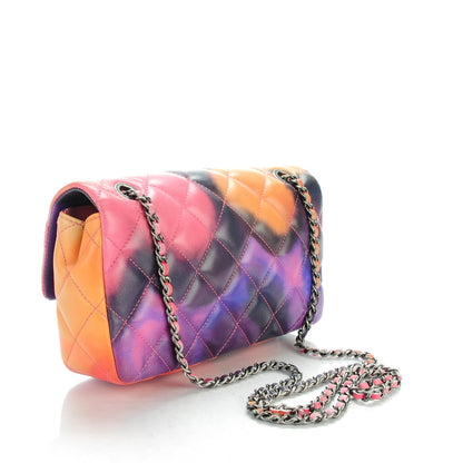 Chanel Printed Lambskin Quilted Small Flower Power Flap 3 of 8