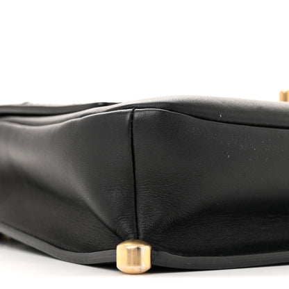 Chanel Calfskin Stitched Flap Black 9 of 15
