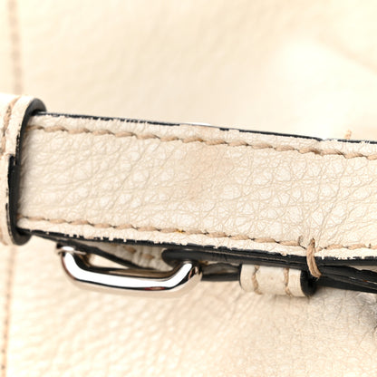 Prada Vitello Daino Hobo White 21 of 26