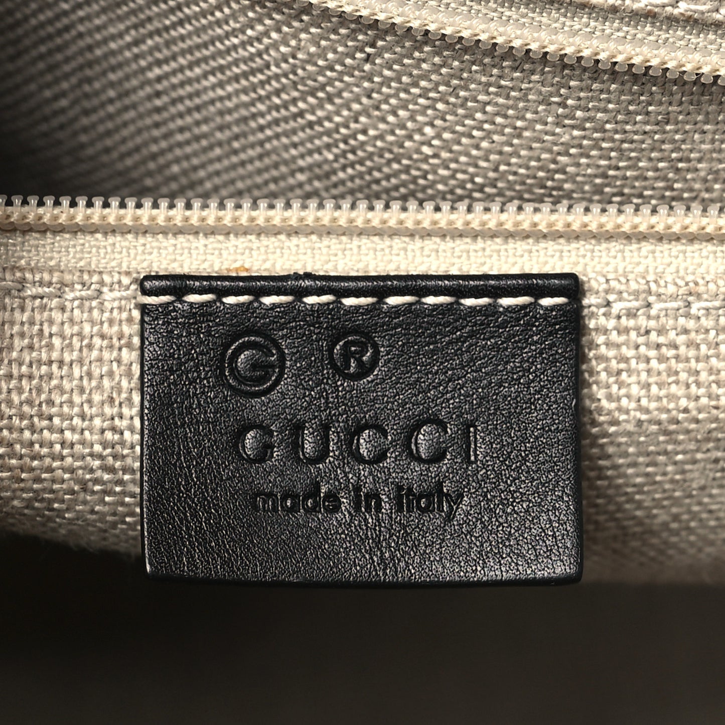 Microguccissima Medium Dome Bag Black