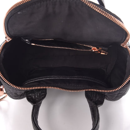 Alexander Wang Pebbled Lambskin Mini Rockie Black Rose Gold Hardware 7 of 11