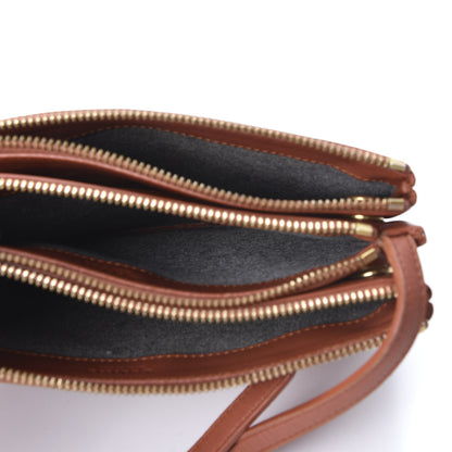 Celine Smooth Lambskin Small Trio Crossbody Bag Sienna 4 of 9