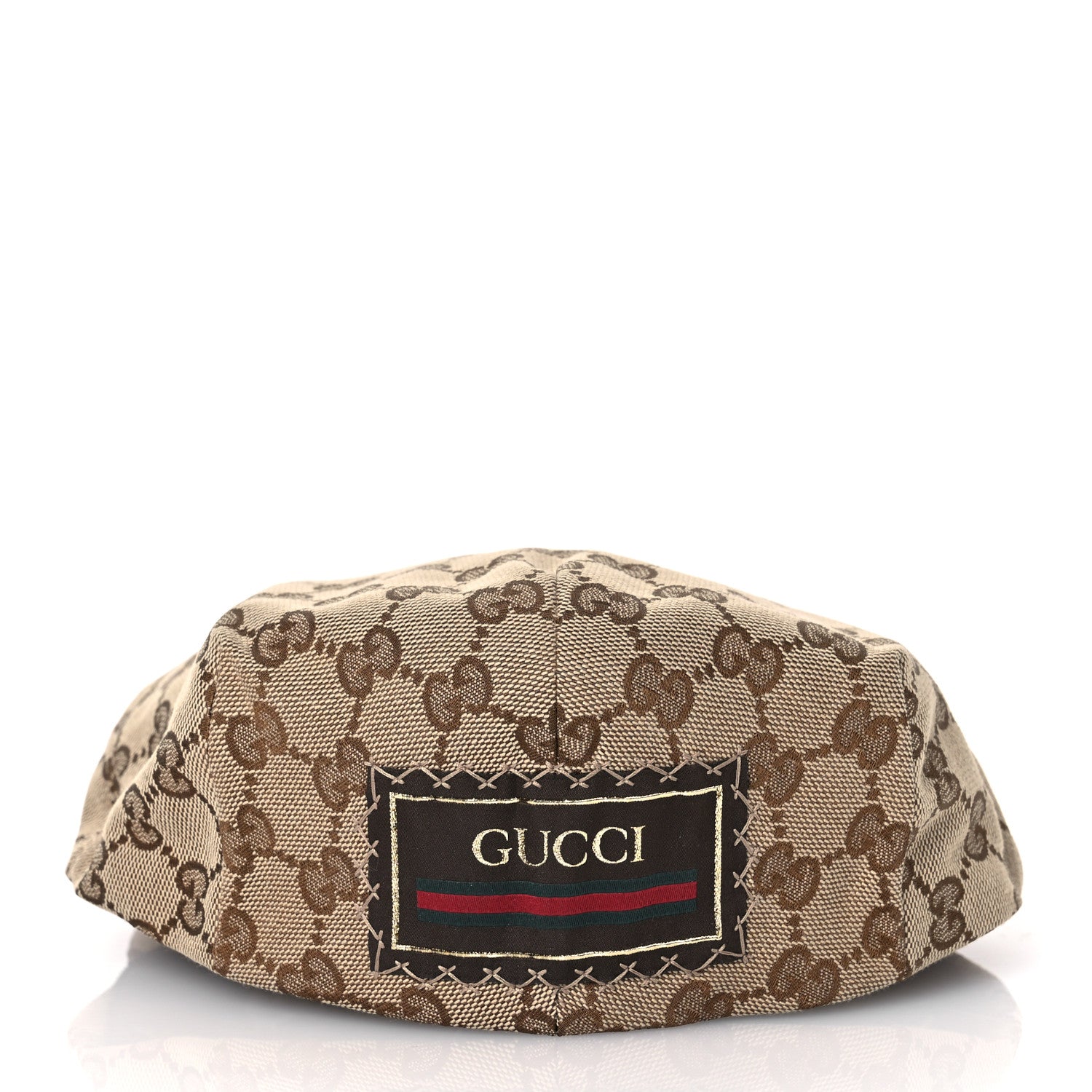 Gucci Monogram Flat Cap M Beige 6 of 10