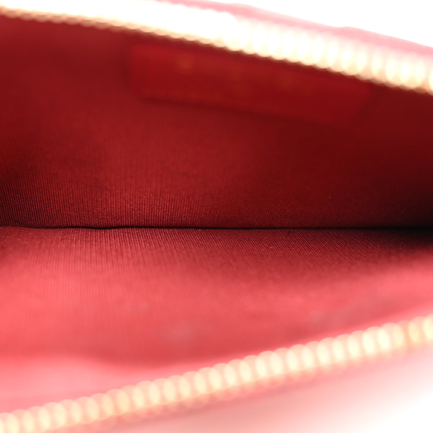 Chanel Caviar Camellia Embossed Classic Flat Wallet Pouch Red 5 of 8