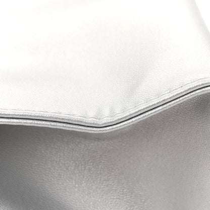 Telfar Metallic Vegan Leather Small Shopping Bag Silver 11 of 11