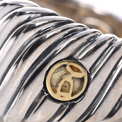 David Yurman Sterling Silver Sculpted Cable Ring 6 5 of 7