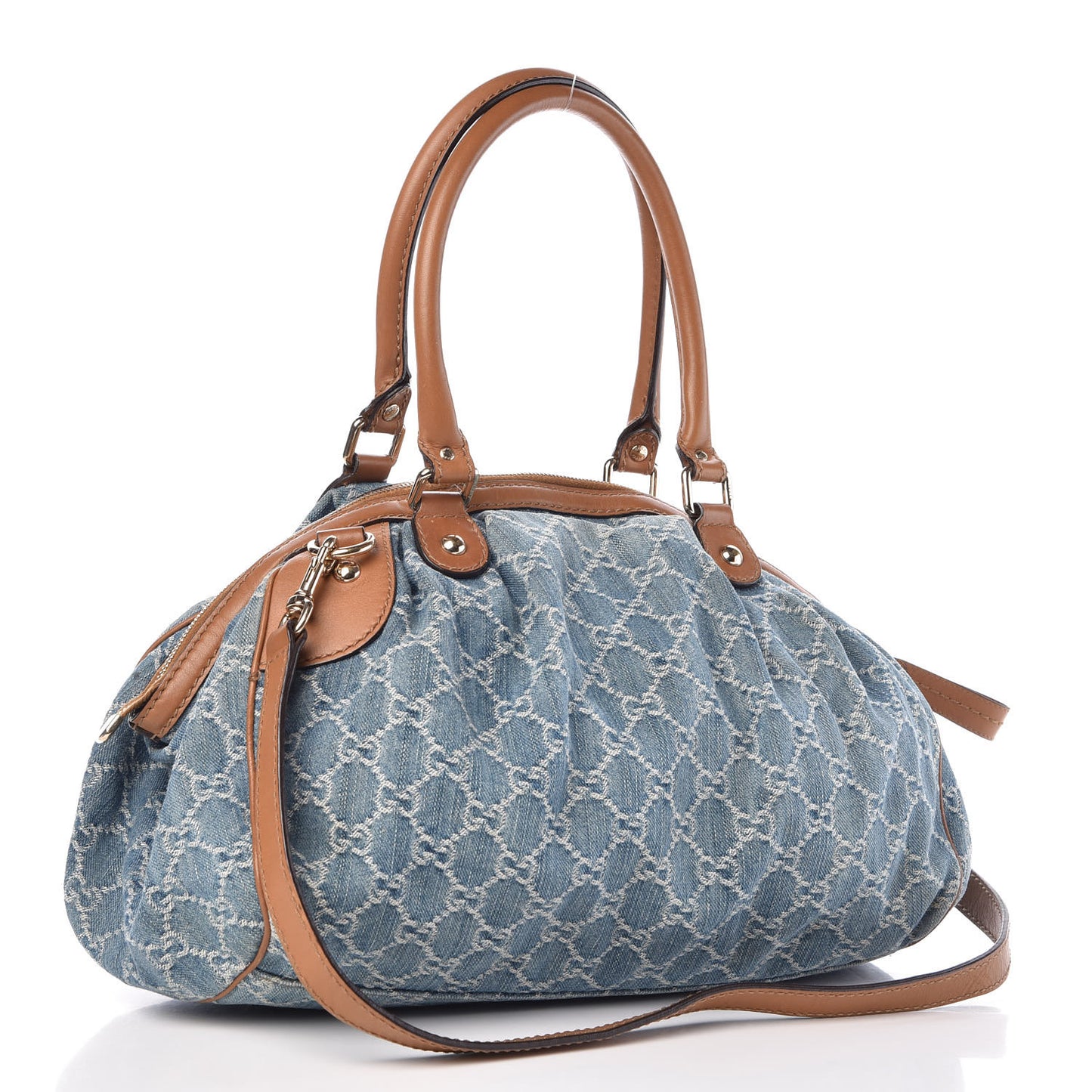 Denim Monogram Medium Sukey Boston