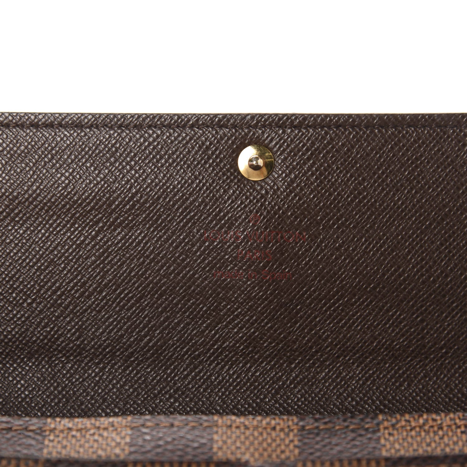 Louis Vuitton Damier Ebene Sarah Wallet 9 of 10