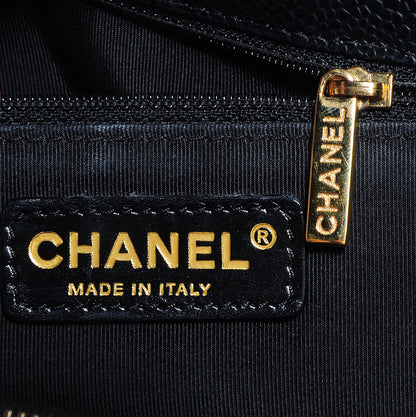 Chanel Caviar Grand Shopping Tote GST Black 6 of 7