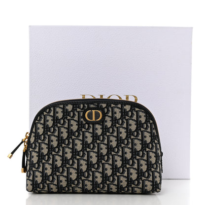 Christian Dior Oblique Montaigne 30 Pouch Blue 8 of 8