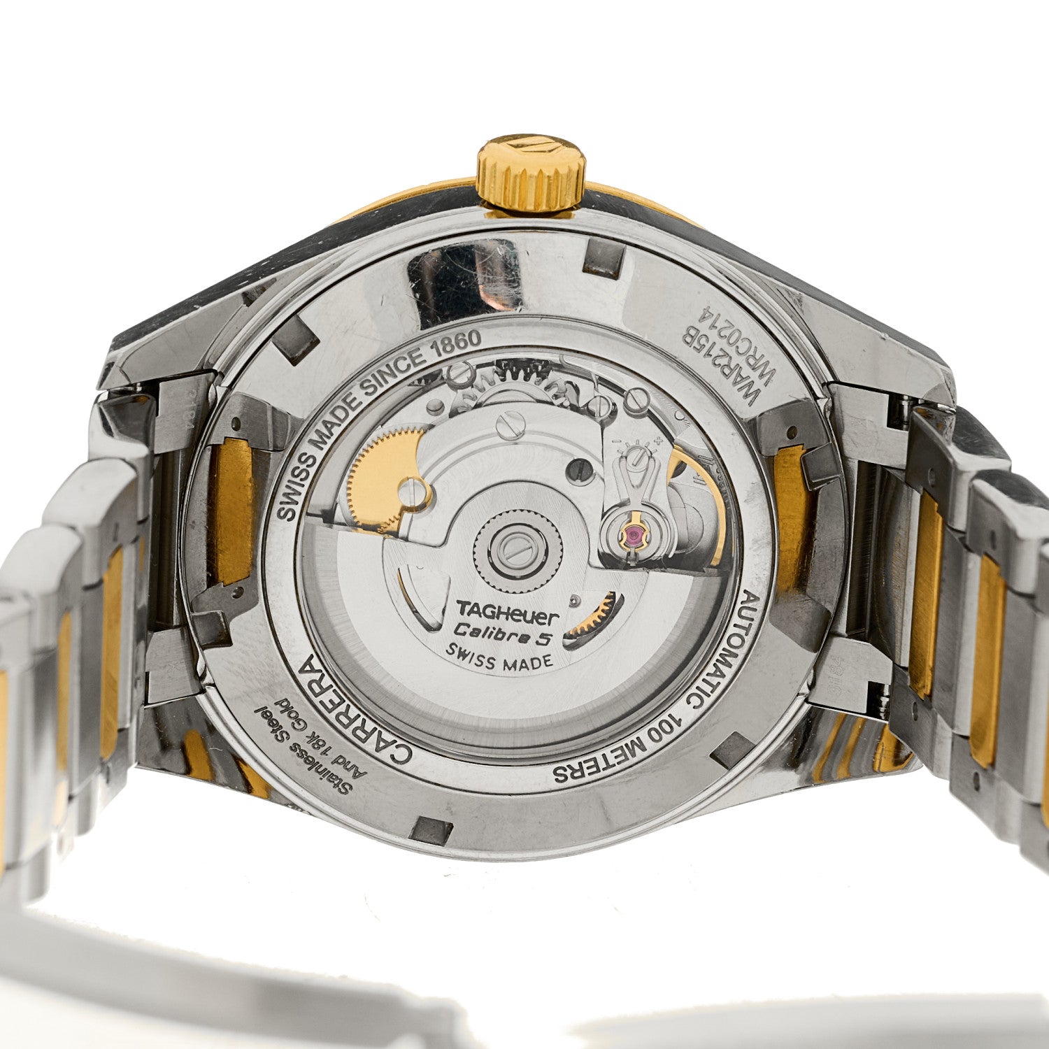 Tag Heuer Stainless Steel 39mm Carrera Automatic Watch Silver WAR215B 4 of 4