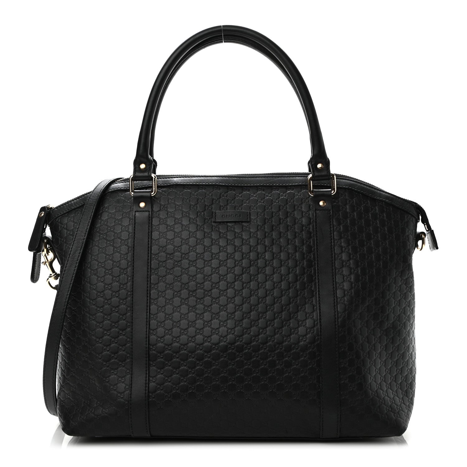 Gucci Soft Microguccissima Large Dome Satchel Black 1 of 16