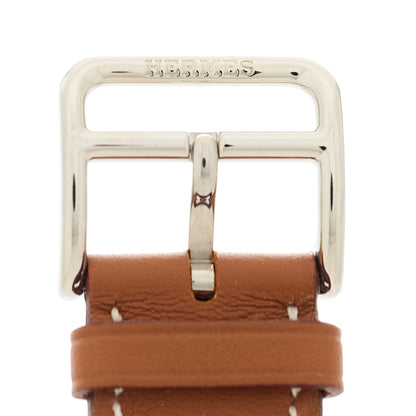 Hermes Barenia 42mm Apple Watch Single Tour Band Fauve 5 of 5