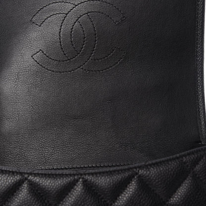 Chanel Caviar Iridescent Calfskin Quilted Small Daily Carry Messenger Black 11 of 12