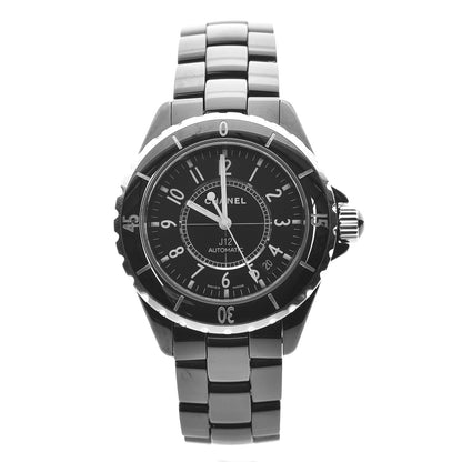 Chanel Stainless Steel Ceramic 38mm J12 Automatic Watch Black 1 of 6