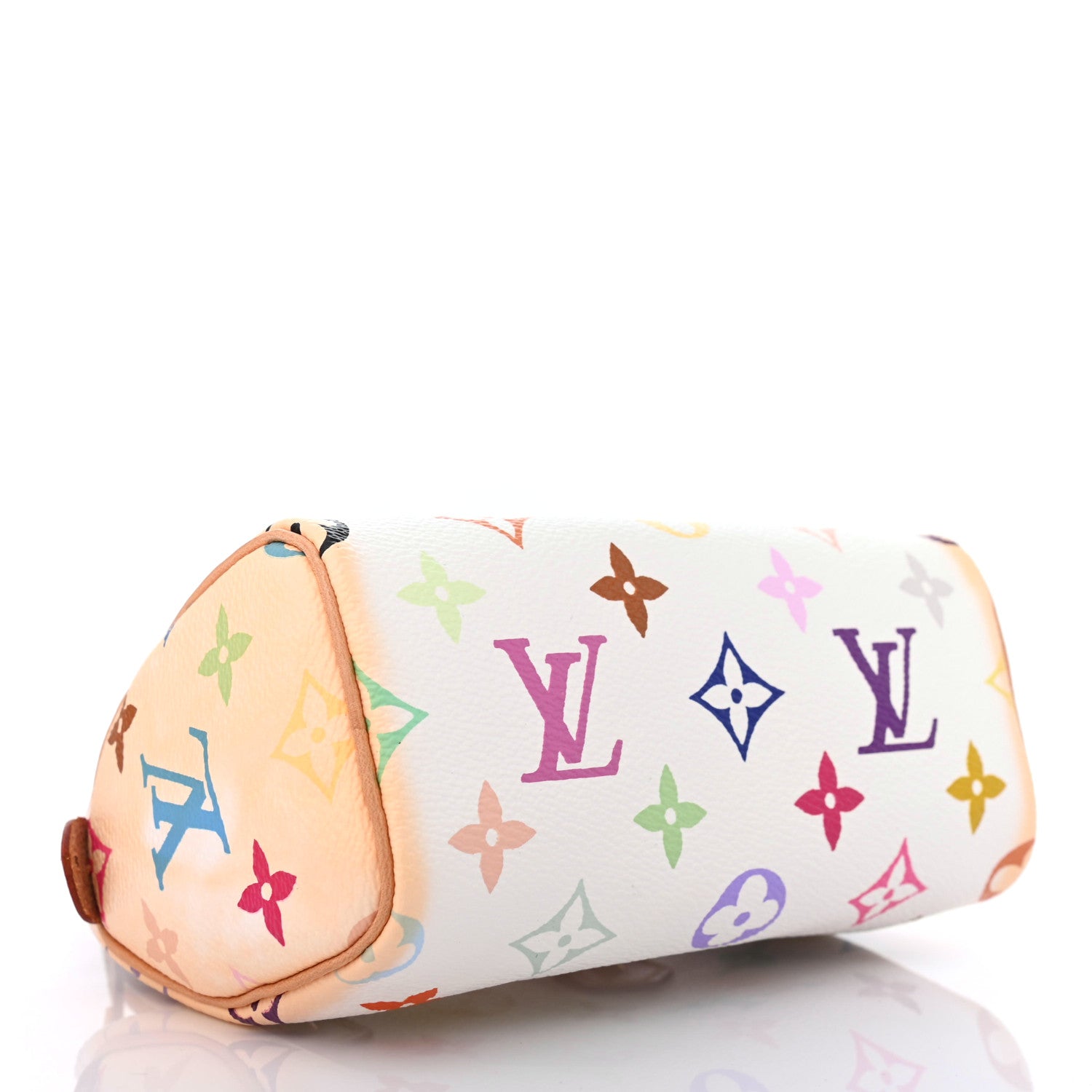 Louis Vuitton Monogram Multicolor Mini Sac HL Speedy White 3 of 4