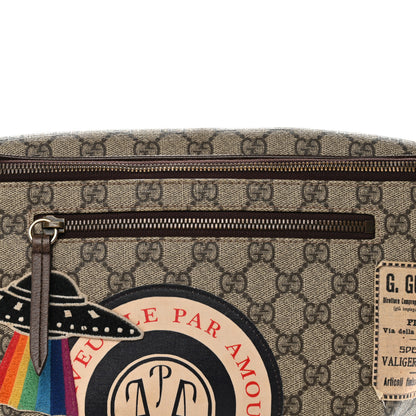 Gucci GG Supreme Monogram Courrier Belt Bag Beige New Acero 7 of 14