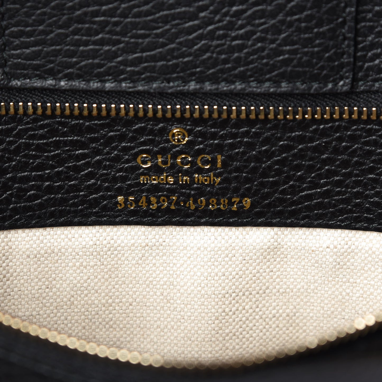 Pebbled Calfskin Medium Swing Tote Black