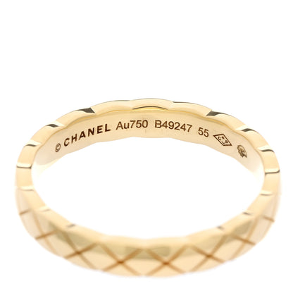 Chanel 18K Yellow Gold Mini Coco Crush Ring 55 7.25 4 of 4
