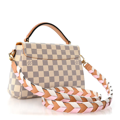 Louis Vuitton Damier Azur Braided Croisette Rose 2 of 10