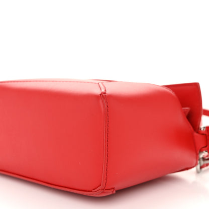Loewe Satin Calfskin Mini Puzzle Edge Bag Red 9 of 9