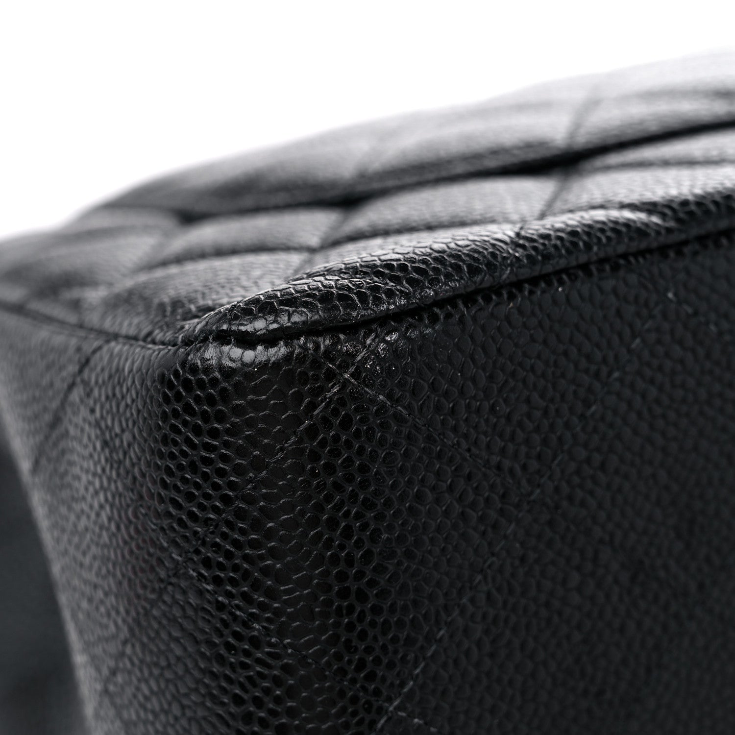 Chanel Caviar Quilted Jumbo Double Flap Black 10 of 13