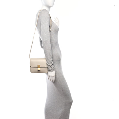 Celine Liege Calfskin Teen Classic Box Flap Bag Nude 2 of 10