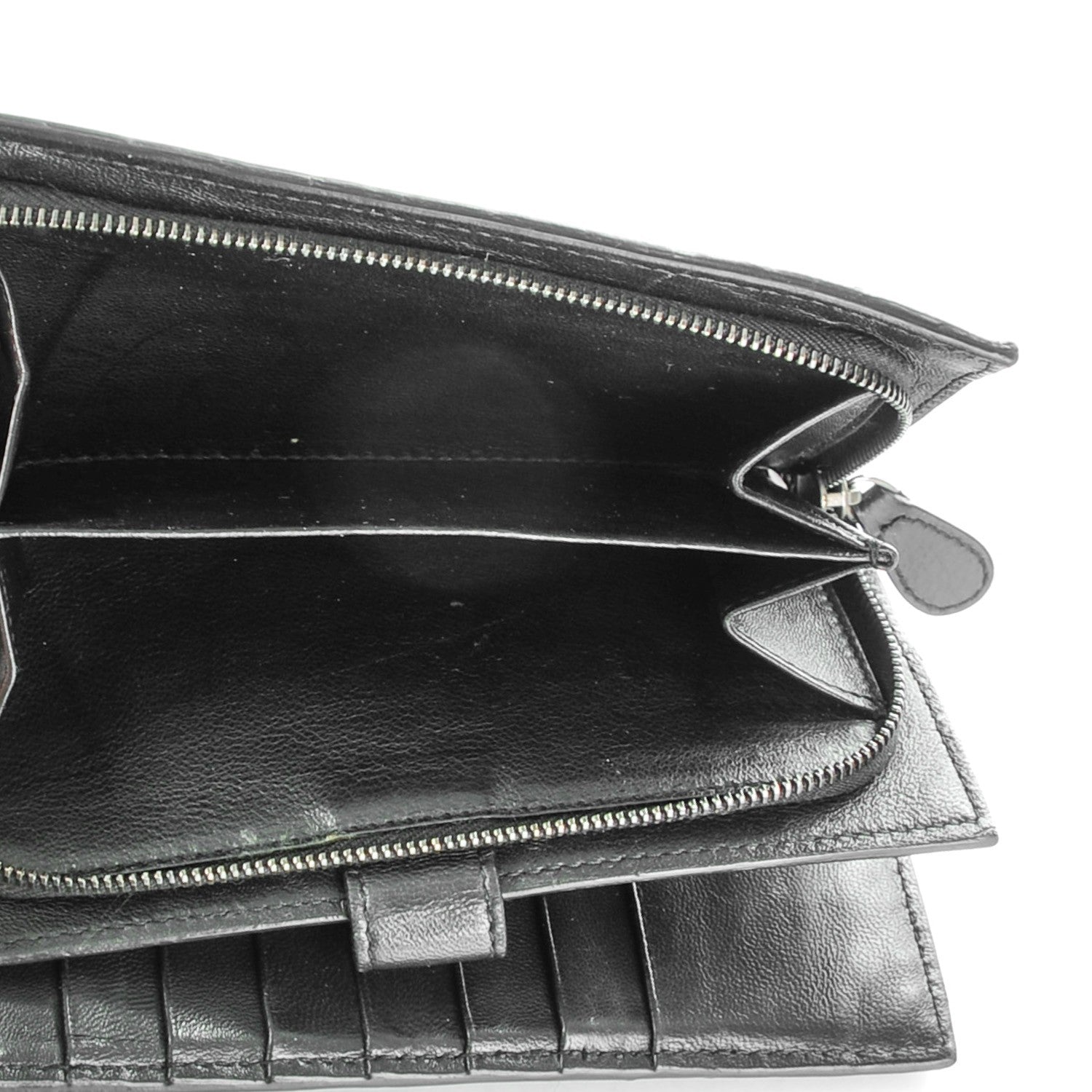 Bottega Veneta Nappa Intrecciato Continental Wallet Black 6 of 9