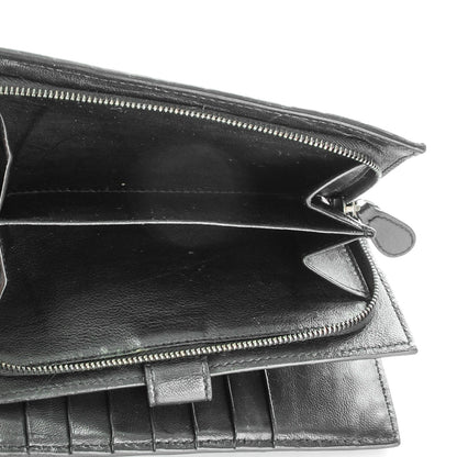 Bottega Veneta Nappa Intrecciato Continental Wallet Black 6 of 9