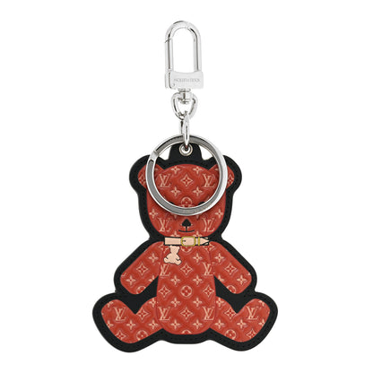 Louis Vuitton LOUIS VUITTON Monogram Teddy Bear Bag Charm Key Holder Brown 2 of 6